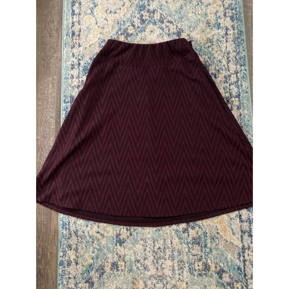 Chevron print skirt